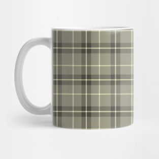 Khaki Tartan Pattern Mug